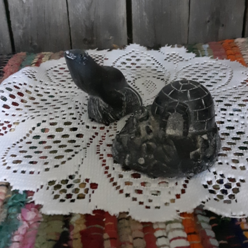 FIRM~Whale Stone carvings